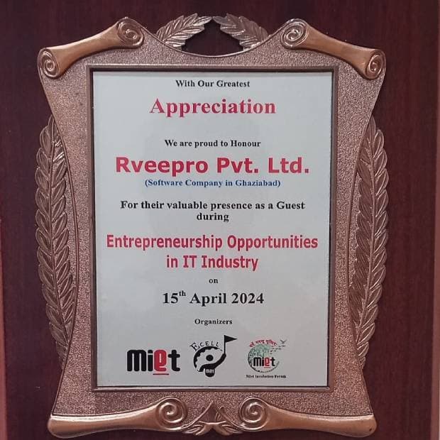 RVEEPRO Inks MoU with MIET Incubation Forum at MIET, Meerut